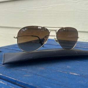 Ray Ban Aviators - worn once!